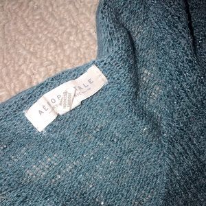 X sm cropped sleeve sweater